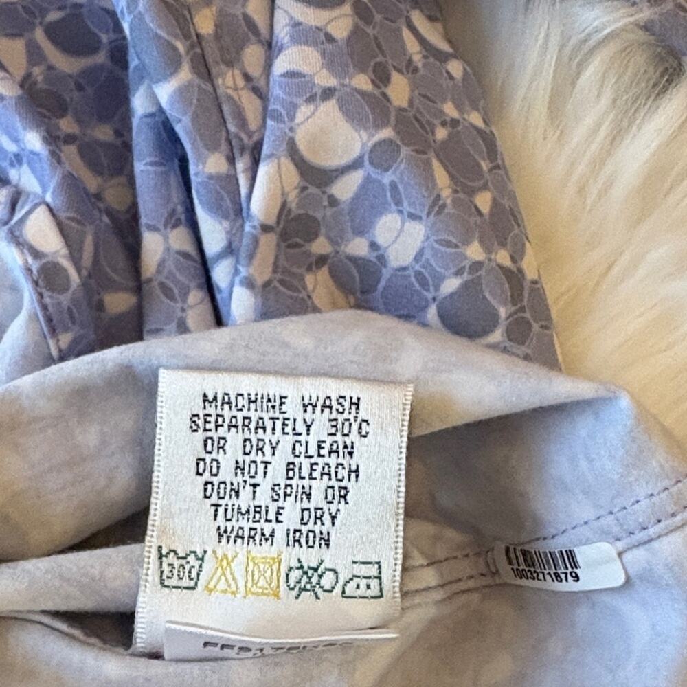 Bugatchi Light Lavender White Patterned Shirt - image 5